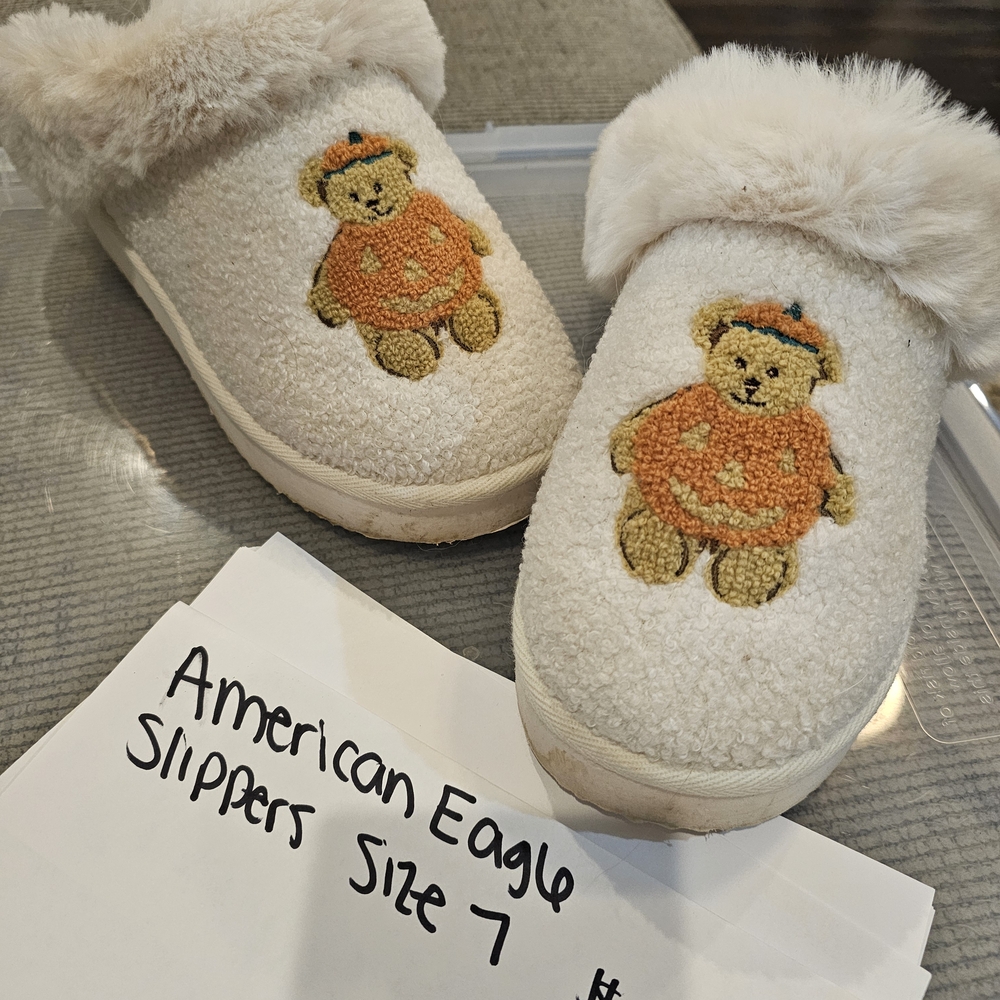 American Eagle Bear Slippers
